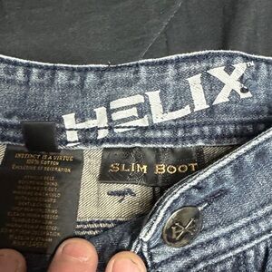 Helix Bootcut Men's Jeans in Classic Blue